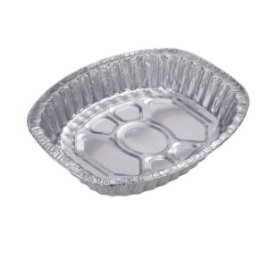 Large Crown Oval Roaster aluminum foil Pan bowl