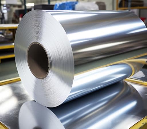 production de papier d'aluminium