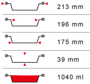 taille de casserole jetable ronde en aluminium