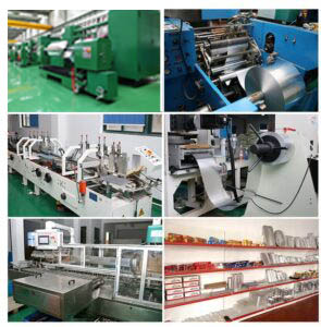 Examen de l'usine de papier d'aluminium Yutwin