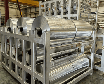 Yutwin aluminum foil jumbo rool shipping and packing 2