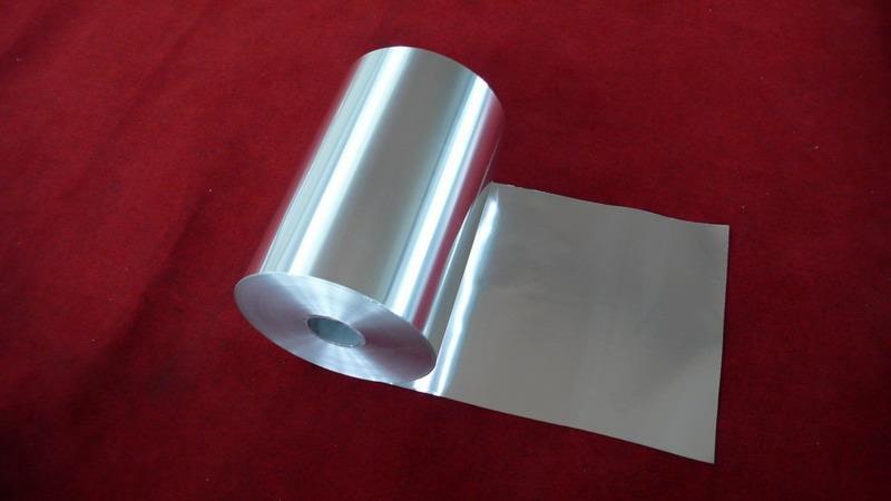 bouton de porte en papier d'aluminium