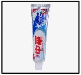 Papel de aluminio en Materiales de embalaje para pasta de dientes y otros productos.