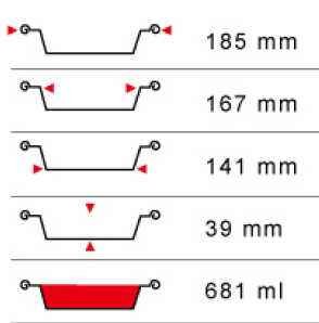 7 Round Take Out aluminum foil pan specification