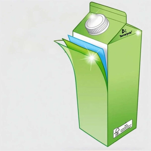 Papel de aluminio en los envases de leche y bebidas