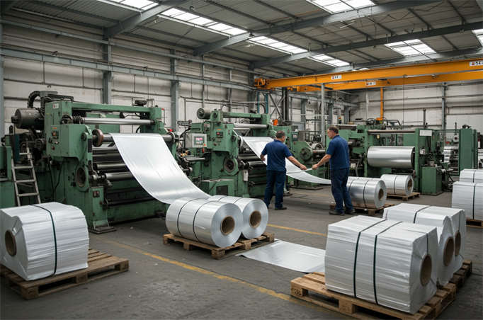 rollo grande de papel de aluminio yutwinaluminumfoil.com