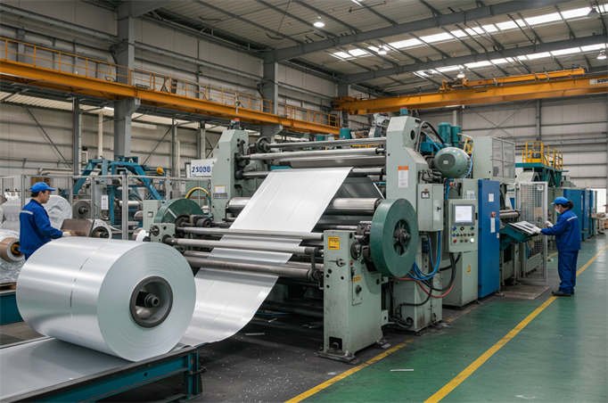 قطع لفة من ورق الألمنيوم yutwinaluminumfoil.com