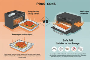 aluminium foil in oven