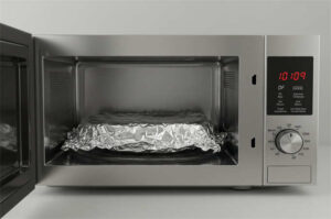 aluminum in microwave